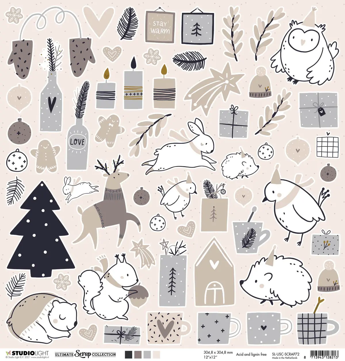 Sl Scrap 200Gr Ultimate Scrap Christmas Collection 305X305 Mm Nr.72 1