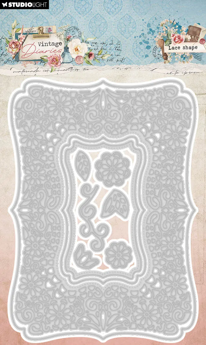 Sl Cutting Dies Lace Shape Vintage Diaries 10 Pc 1
