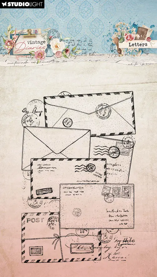 Sl Clear Stamps Letters Vintage Diaries 1 Pc 1