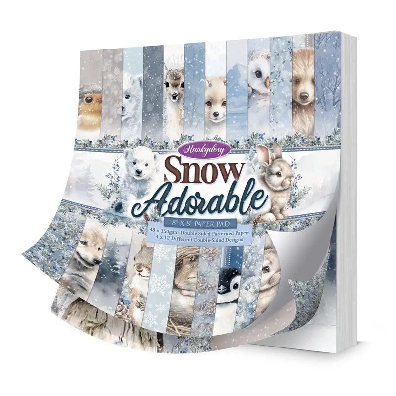 Snow Adorable 8" X 8" Paper Pad 1