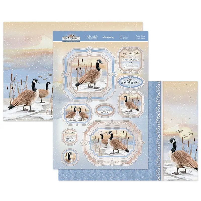 Flying Home For Christmas Luxury Topper Set 1