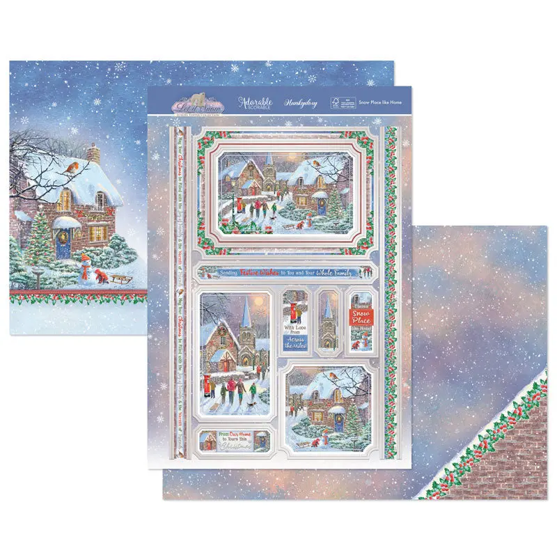 Snow Place Like Home Luxury Topper Set 1
