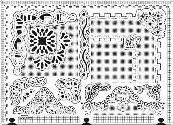Ecstasy Crafts Exclusive Templates Large -Corners And Edges 1