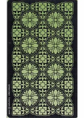 Ecstasy Crafts Exclusive Piecing/Embossing Templates -Ornate Flowers 1
