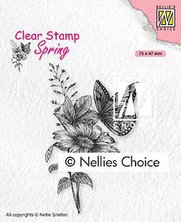 Clear Stamp Spring Butterfly 1