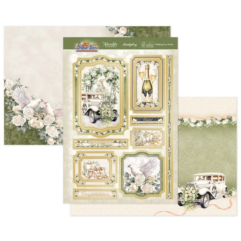 Wedding Day Wishes Luxury Topper Set 1