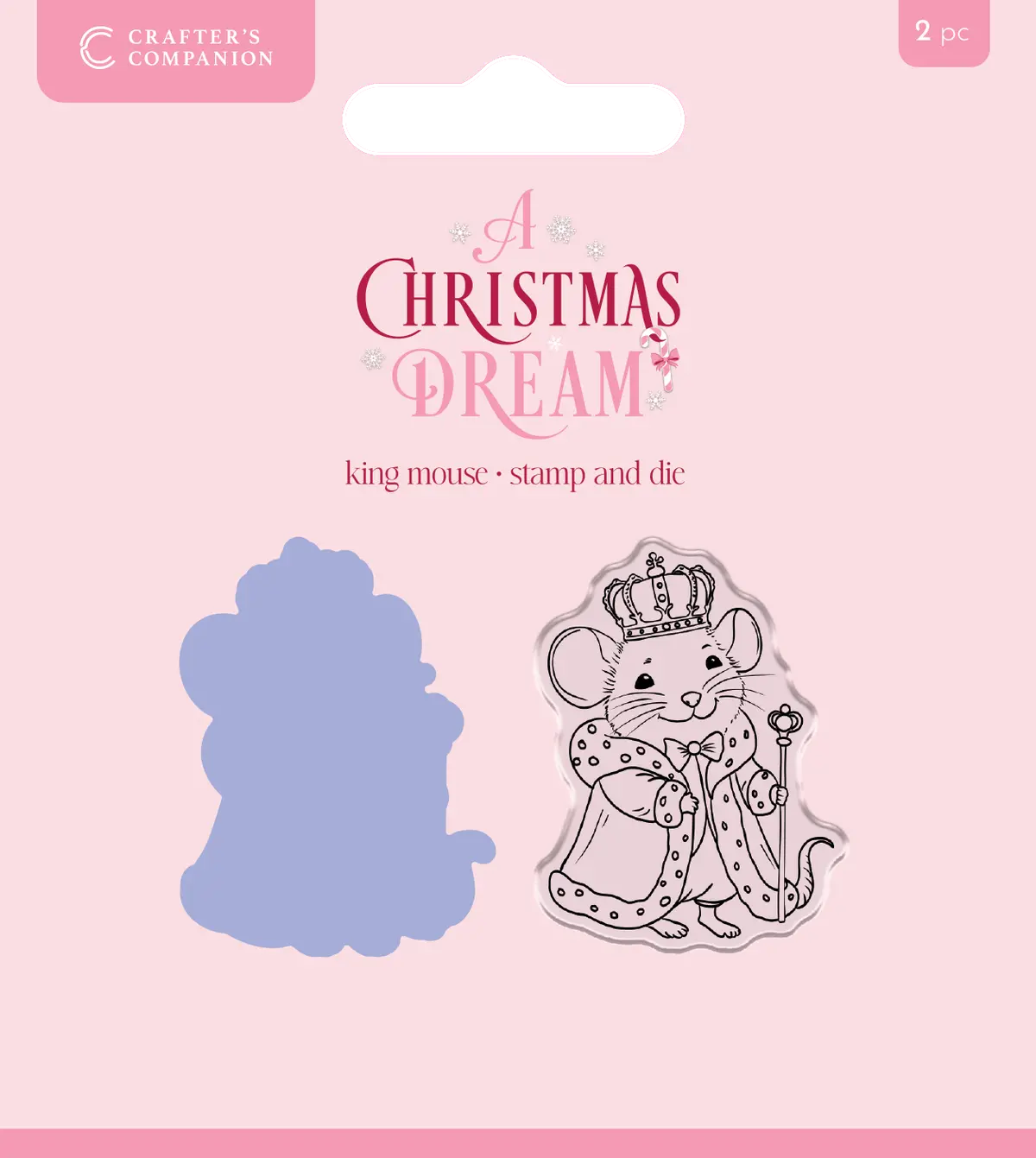 Sara Signature A Christmas Dream Stamp And Die - King Mouse 1