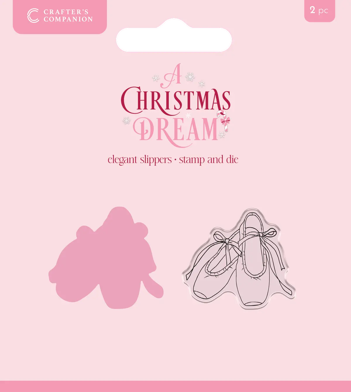 Sara Signature A Christmas Dream Stamp And Die - Elegant Slippers 1