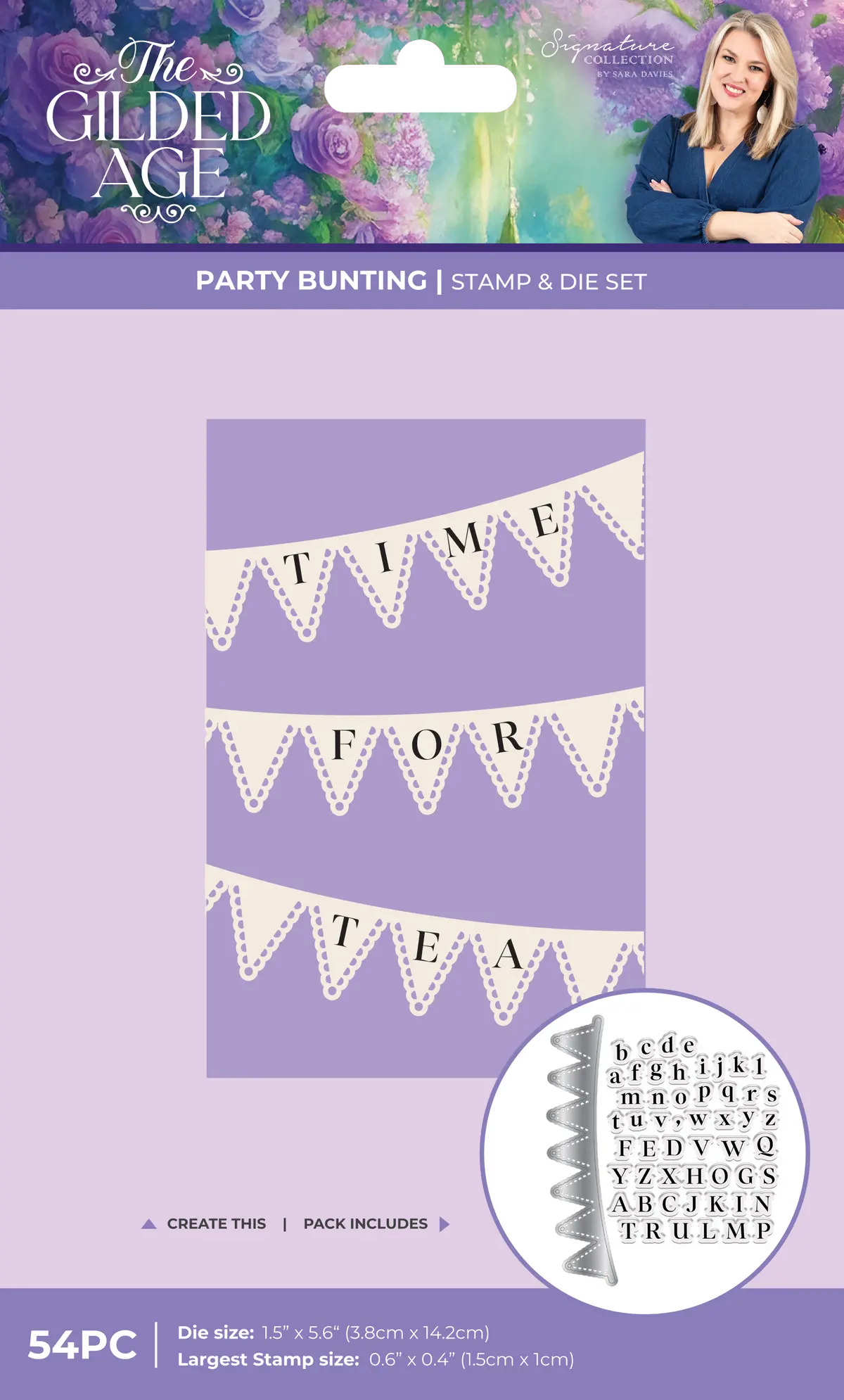 Sara Signature The Gilded Age Stamp & Die - Party Bunting 1