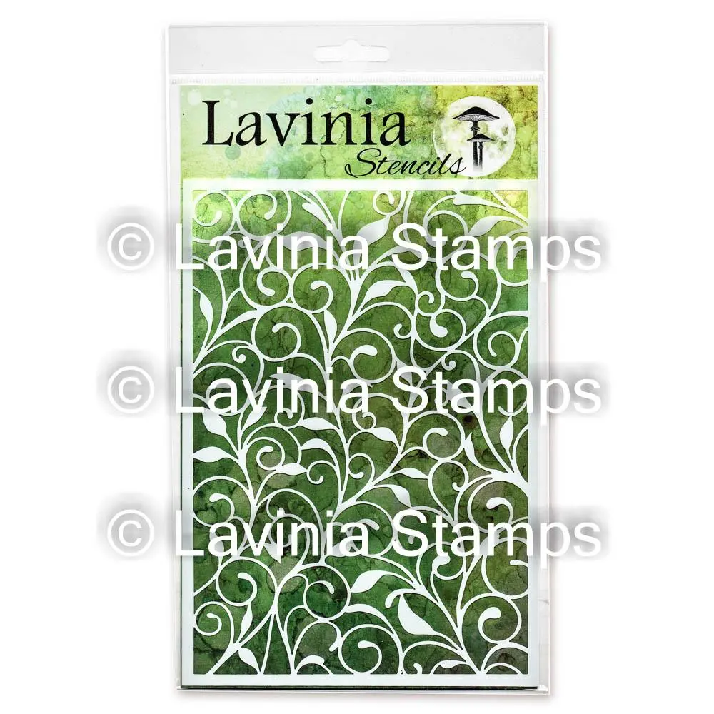 Lavinia Stencil - Leaf Trails 1