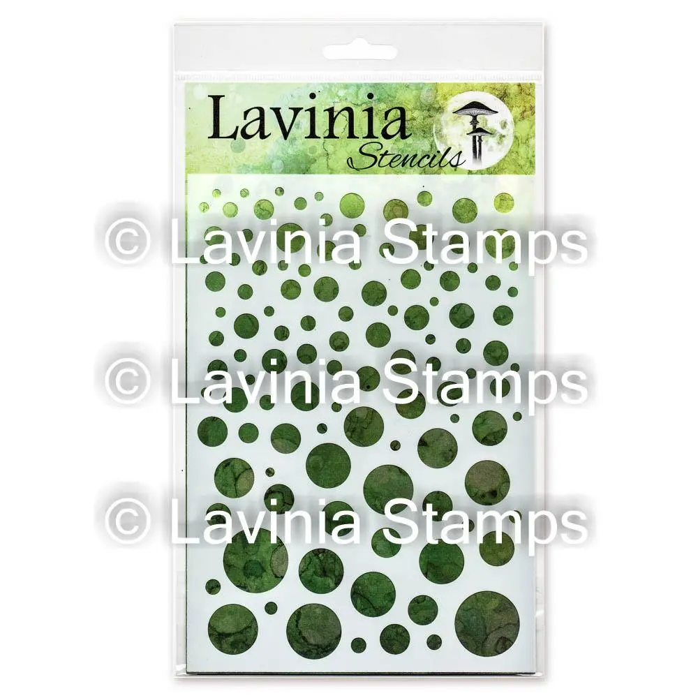 Lavinia Stencil - White Orbs 1