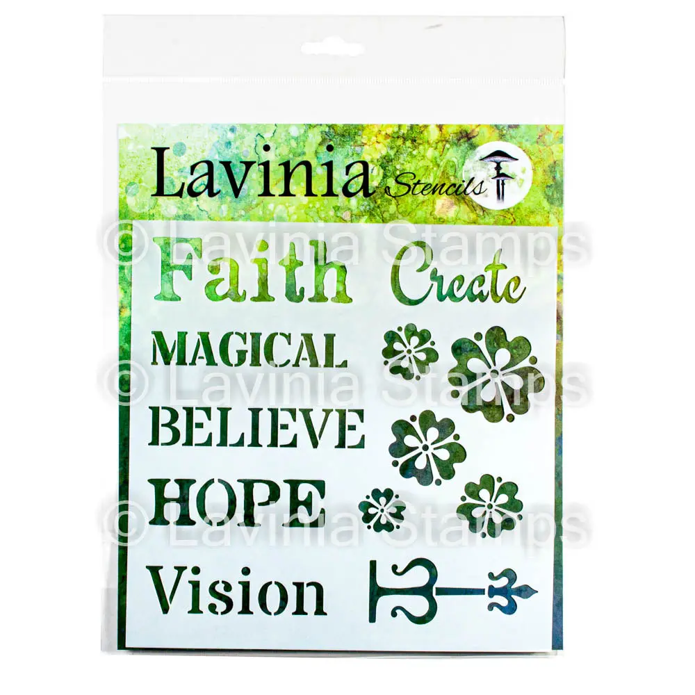 Lavinia Stencil - Words 1 1