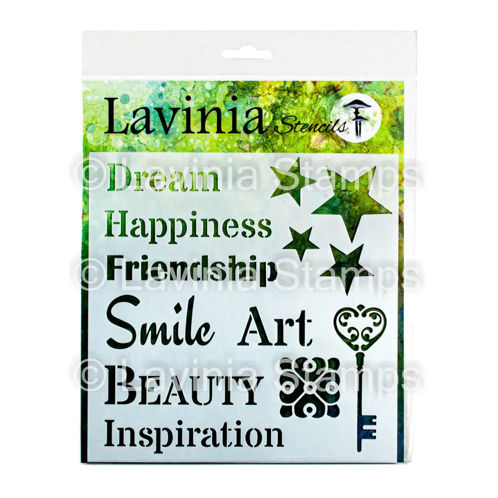 Lavinia Stencil - Words 2 1