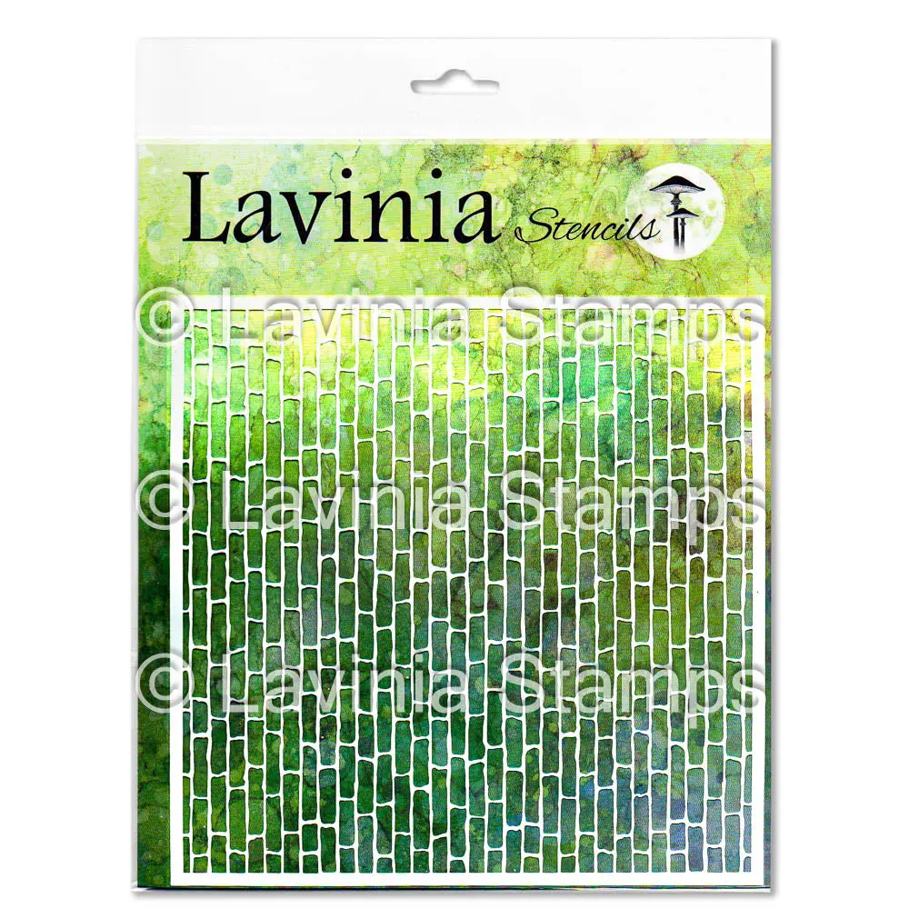 Lavinia Stencil - Red Brick 1