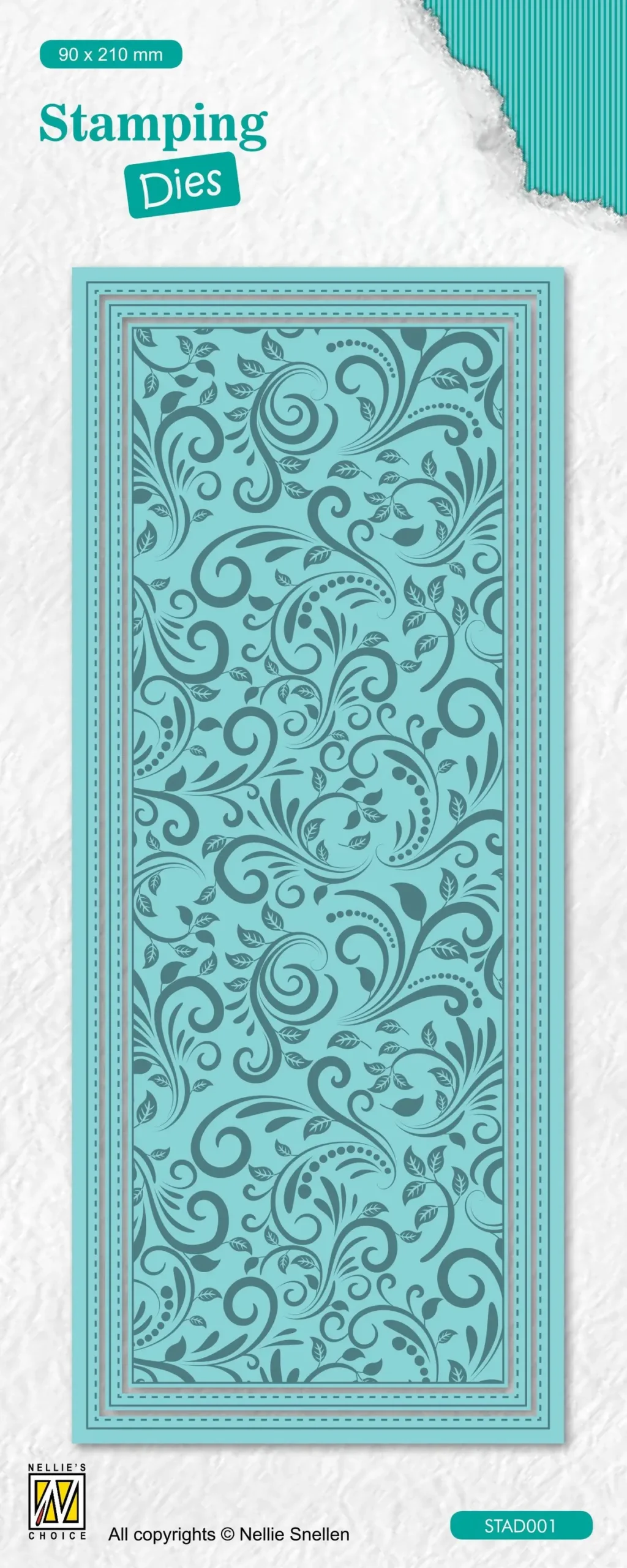 Nellie's Choice Stamping Die Slimline - Flowers 1