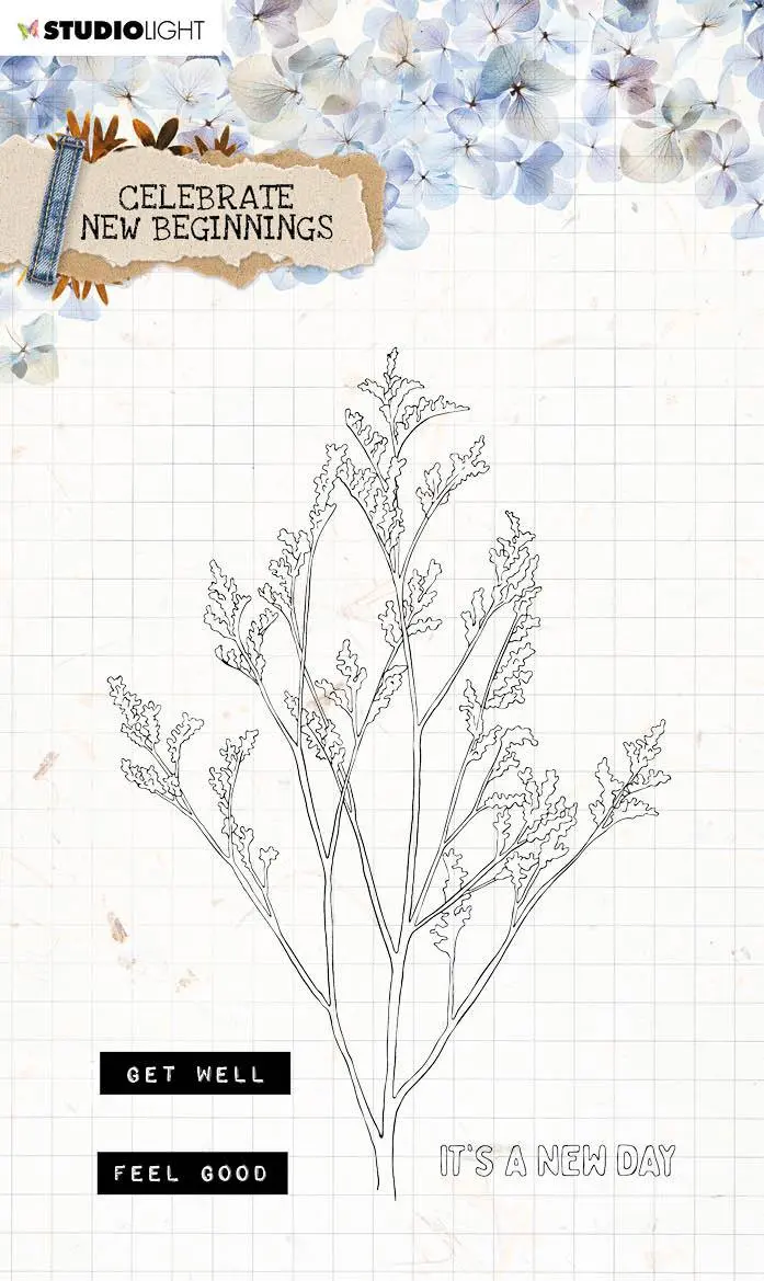 Clear Stamp Celebrate New Beginnings 105X148mm Nr.514 1