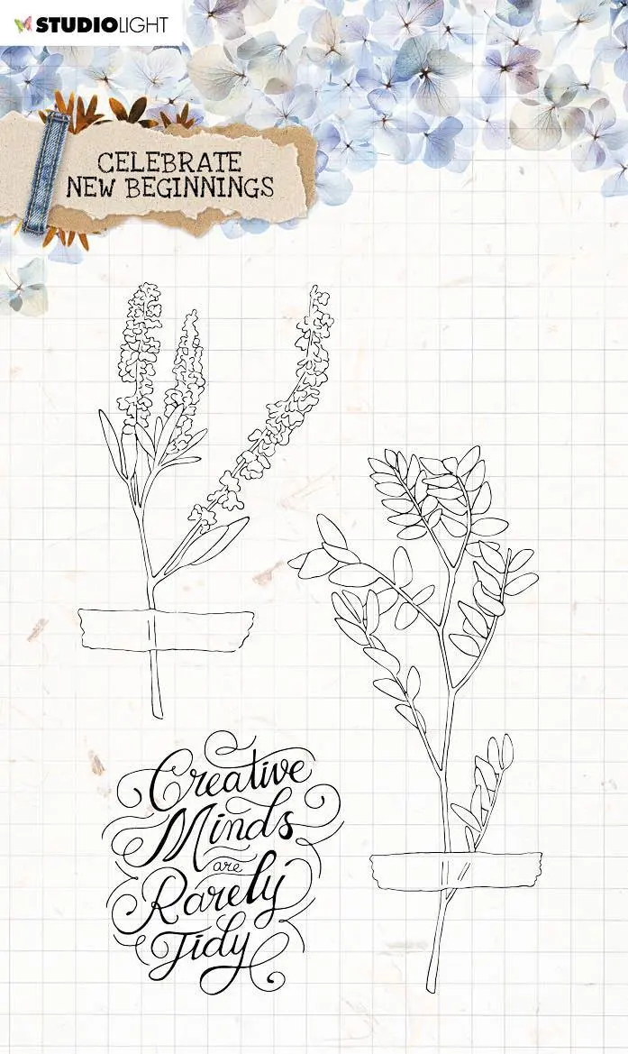 Clear Stamp Celebrate New Beginnings 105X148mm Nr.515 1