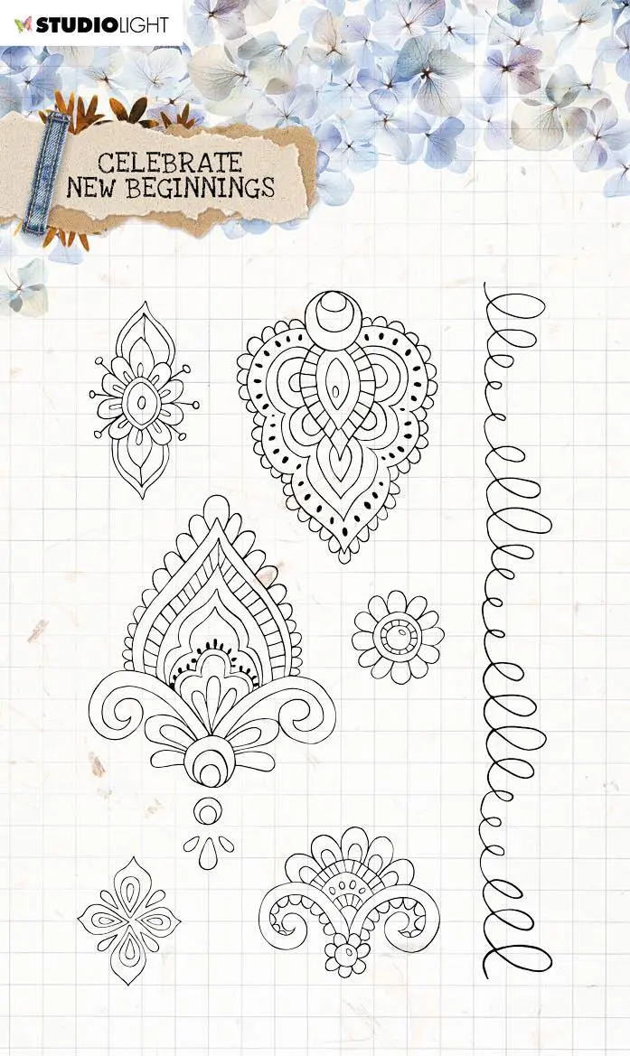 Clear Stamp Celebrate New Beginnings 105X148mm Nr.516 1