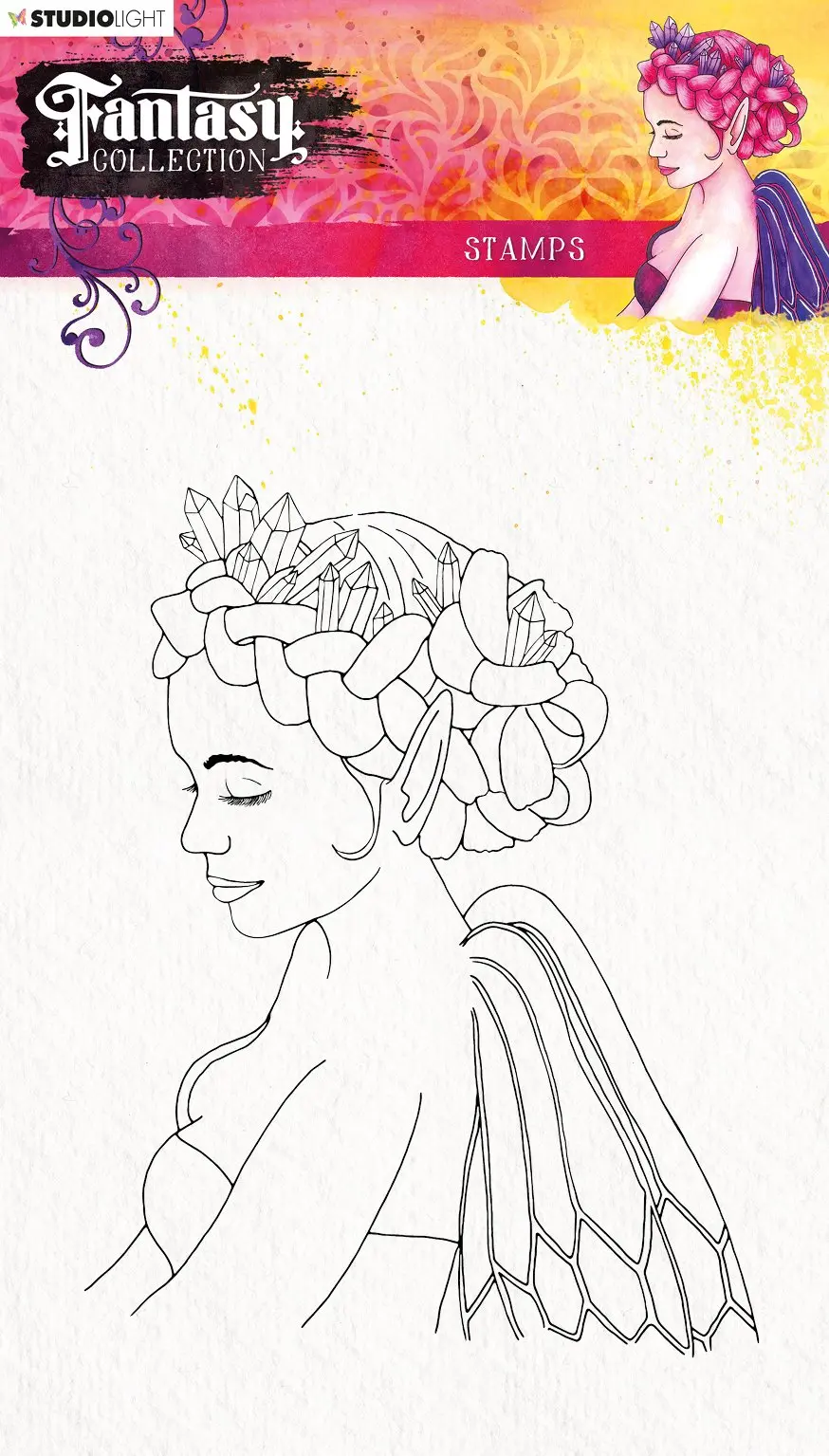 Stamp A5 Fairy, Fantasy Collection 2.0 Nr.440 1