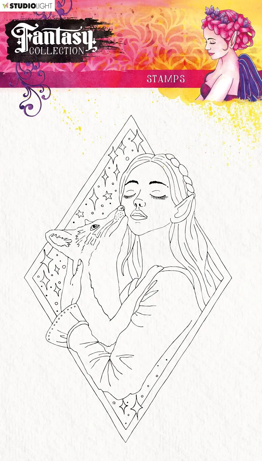 Stamp A5 Fairy, Fantasy Collection 2.0 Nr.441 1