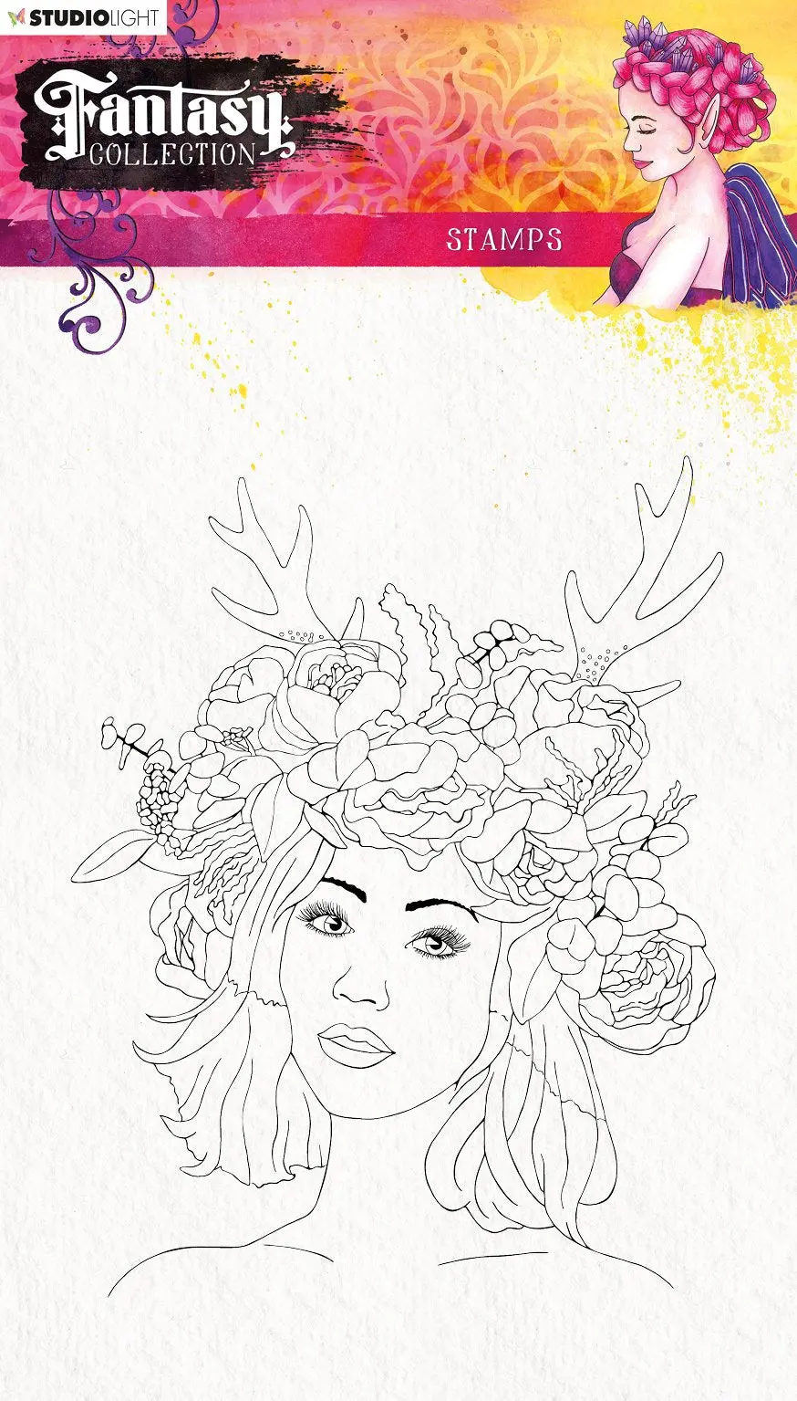 Stamp A5 Fairy, Fantasy Collection 2.0 Nr. 443 1