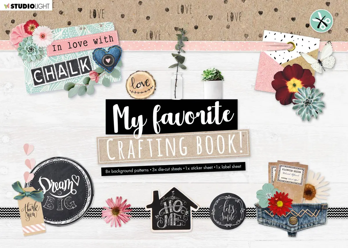 Mf Crafting Book In Love With Chalk 297X210mm Nr.97 1