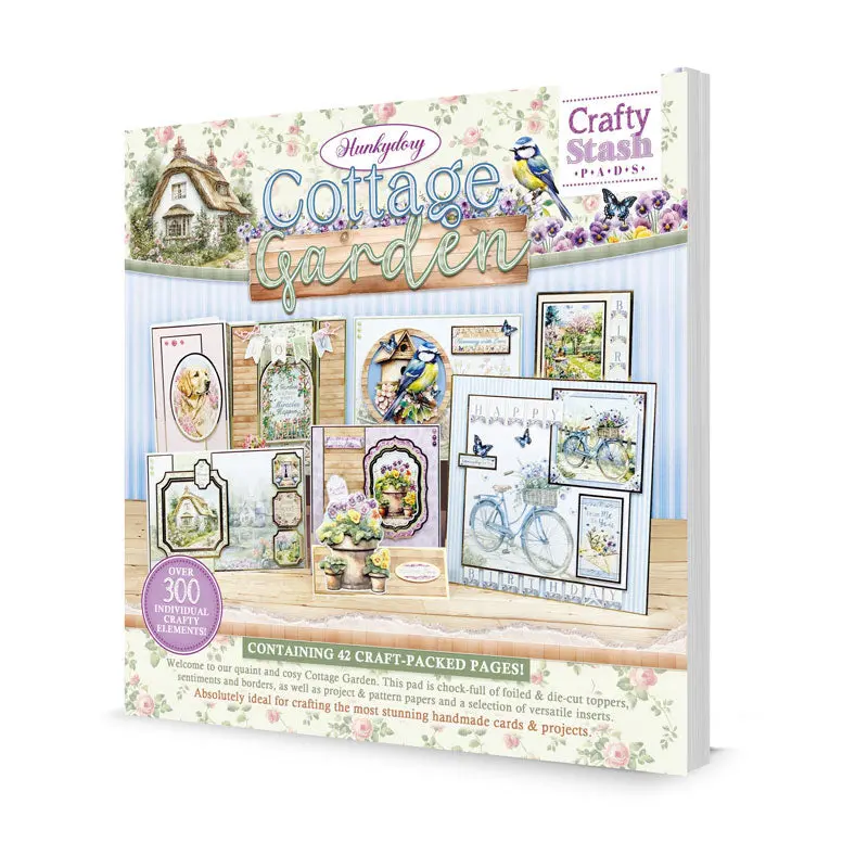 Crafty Stash Pads - Cottage Garden 1