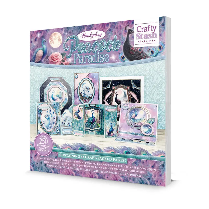 Crafty Stash Pads - Peacock Paradise 1