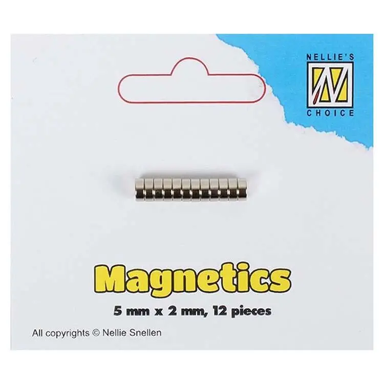 Nellie's Choice Magnetics 5Mm X 2Mm 12 Pcs 1