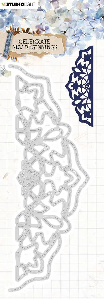 Cutting & Embossing Die Celebrate New Beginnings 55X152mm Nr.377 1