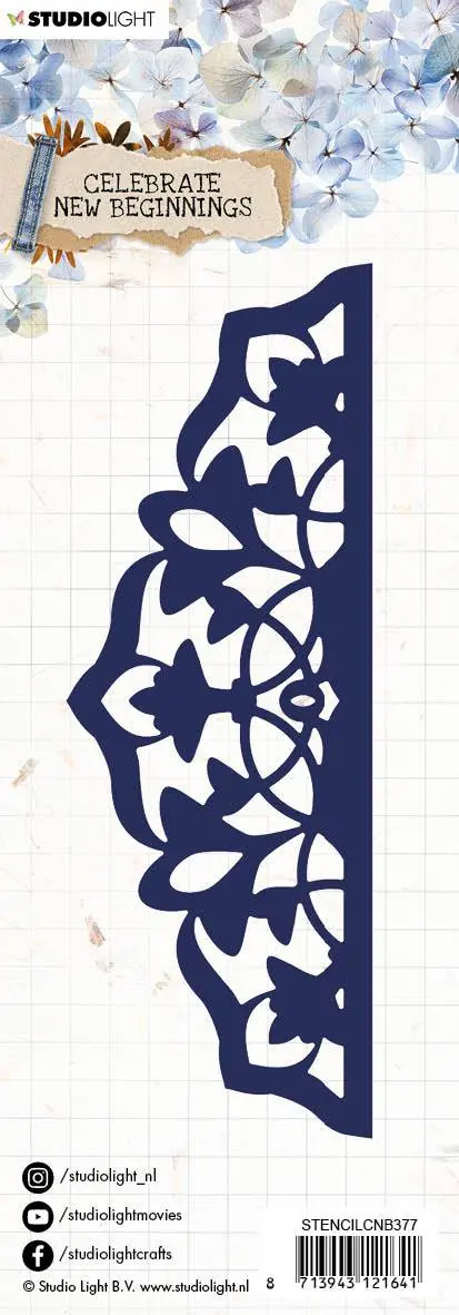 Cutting & Embossing Die Celebrate New Beginnings 55X152mm Nr.377 2