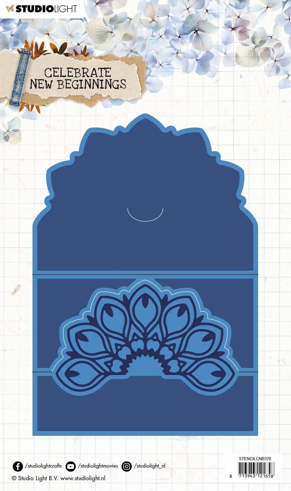 Cutting & Embossing Die Cardshape Celebrate New Beginnings 142X201mm Nr.378 2