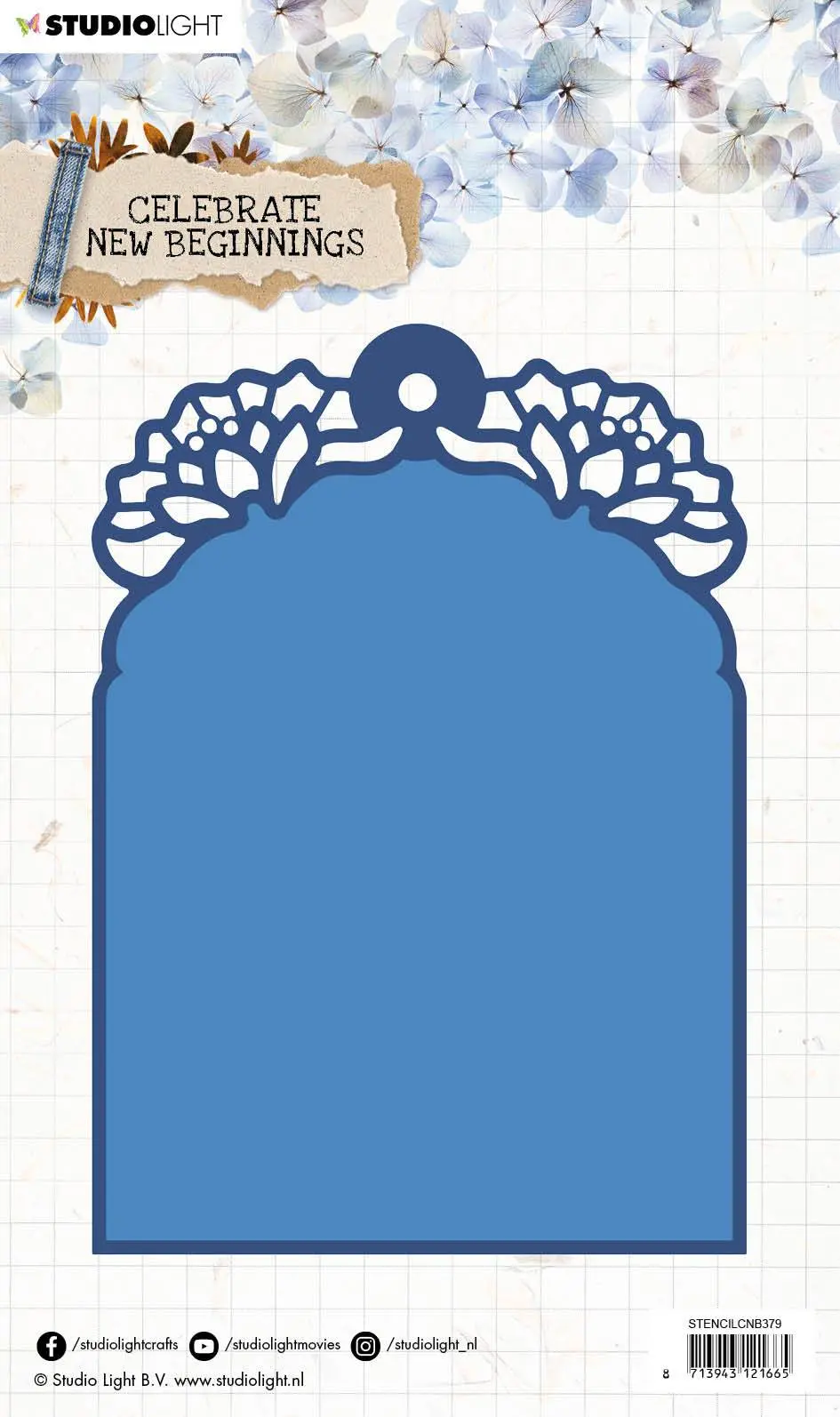 Cutting & Embossing Die Cardshape Celebrate New Beginnings 142X201mm Nr.379 2