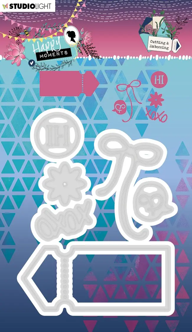 Embossing Die 88X115 Mm, Happy Moments Nr.291 1