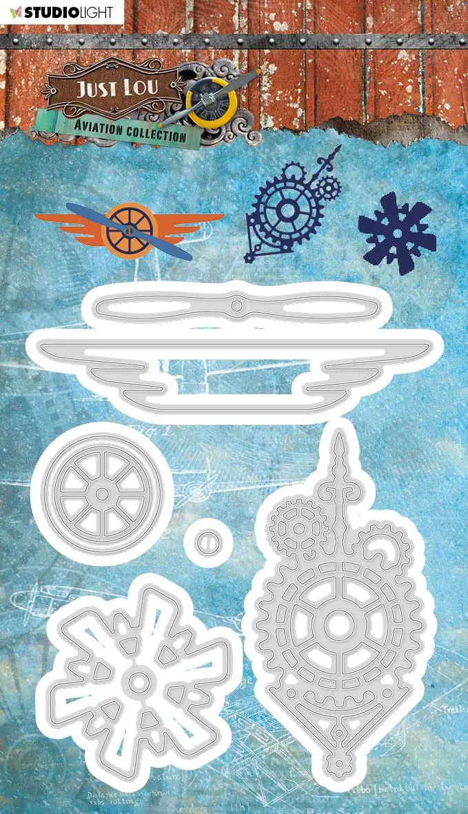 Jl Cutting & Embossing Die Aviation Collection 98X120mm Nr.15 1