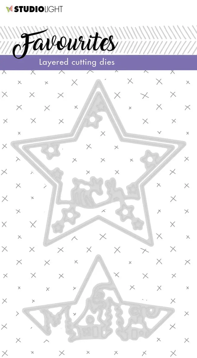 Sl Cutting & Embossing Die Layered Favourites 100X150mm Nr.296 1