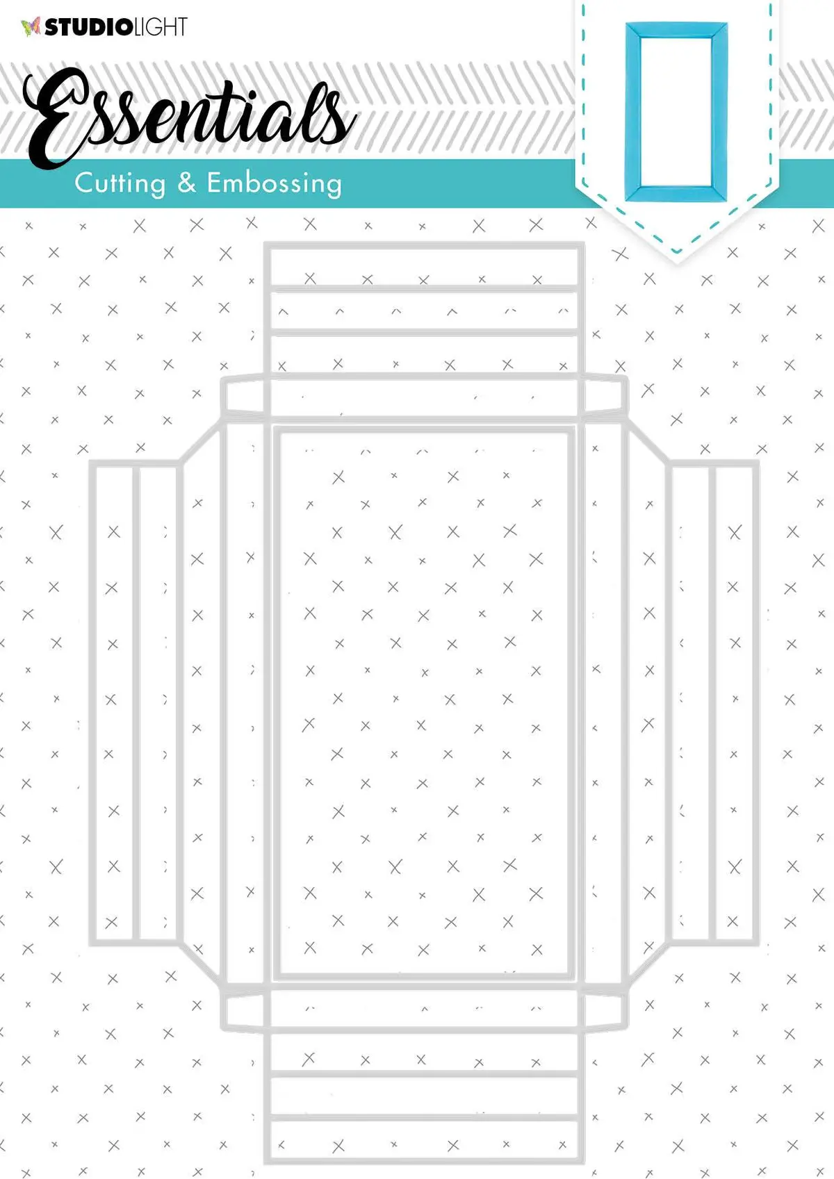 Sl Cutting & Embossing Die Big Frame Box Essentials 169X233mm Nr.302 1