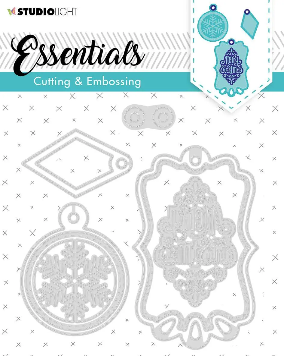Sl Cutting & Embossing Die Label Essential 133X143mm Nr.321 1