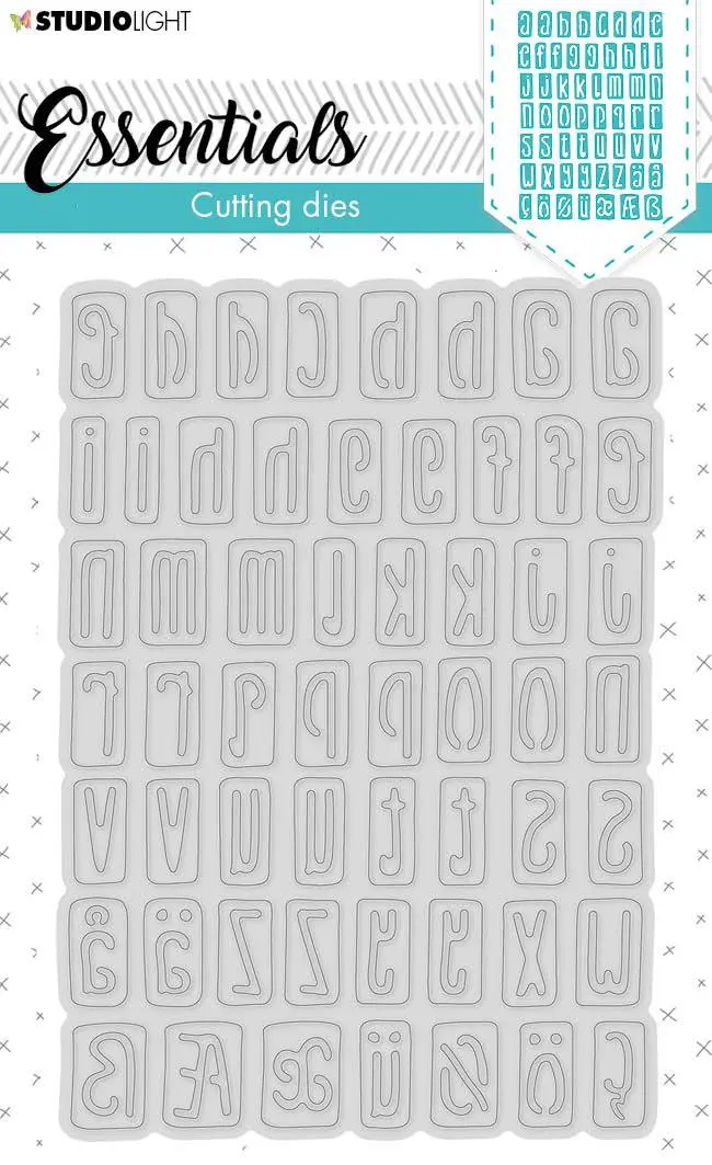 Cutting Die Alphabet Essentials Nr.357 1