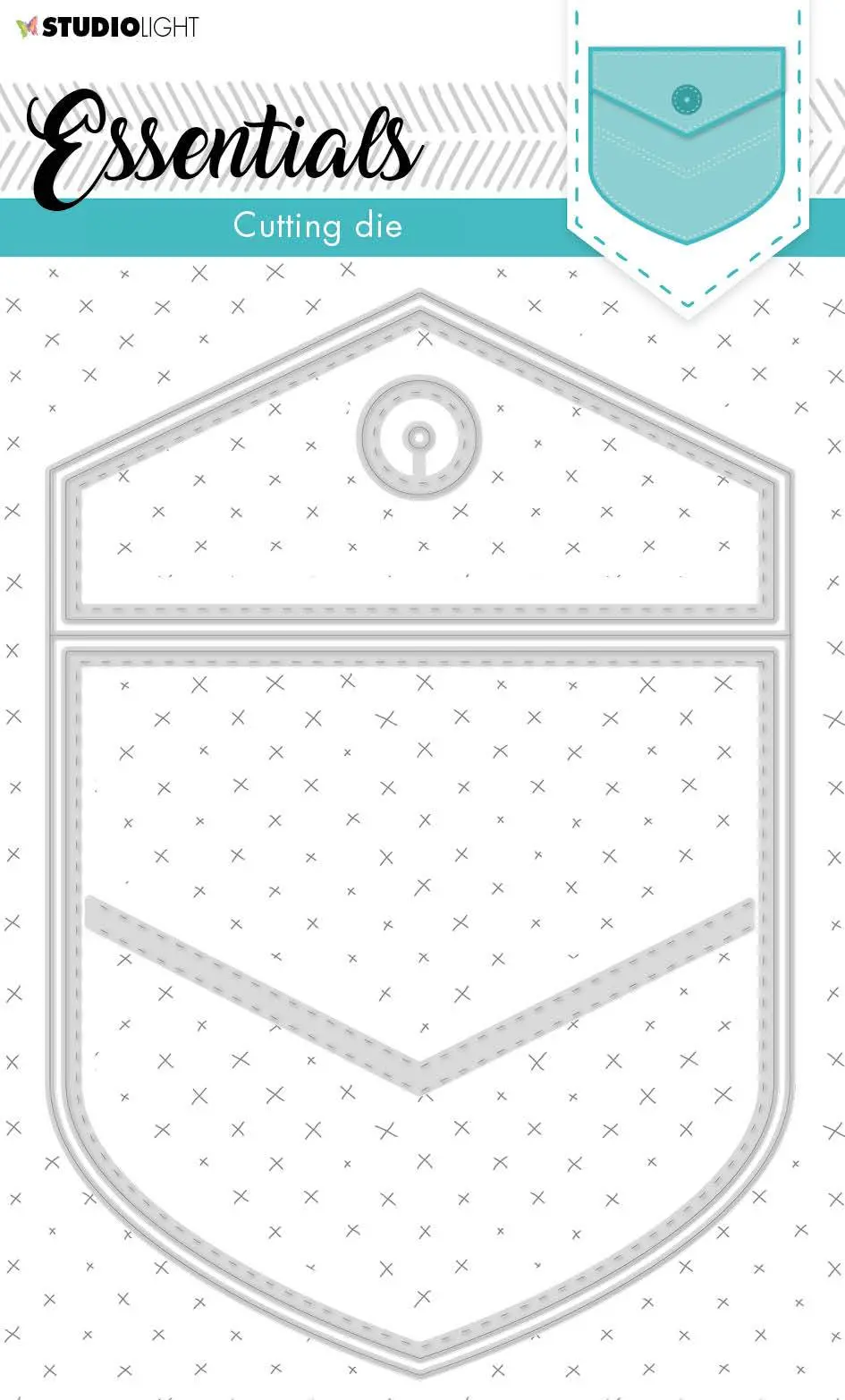 Cutting & Embossing Die Cardshape Back Pocket Essentials 140X206mm Nr.367 1