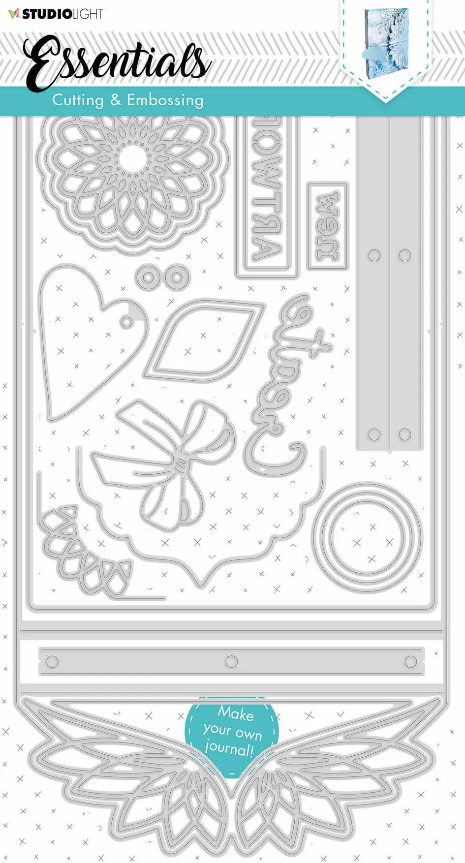 Cutting & Embossing Die Journal Essentials 150X290mm Nr.380 1
