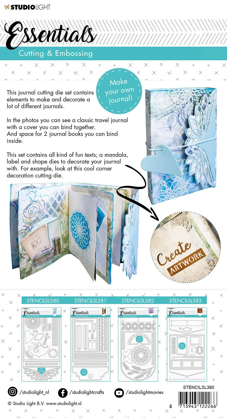 Cutting & Embossing Die Journal Essentials 150X290mm Nr.380 2