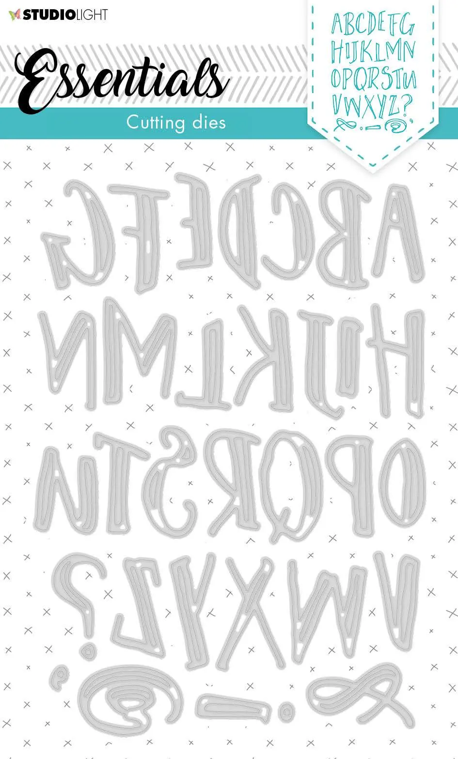 Cutting Die Alphabet Mixed Media Essentials 137X197mm Nr.391 1