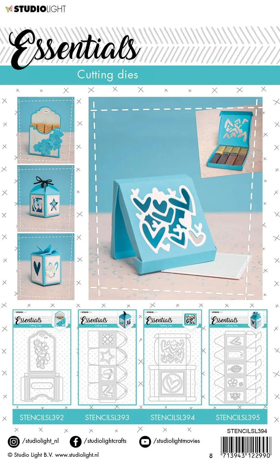 Cutting Die Giftbox Multi Merci Essentials 135X192mm Nr.394 2