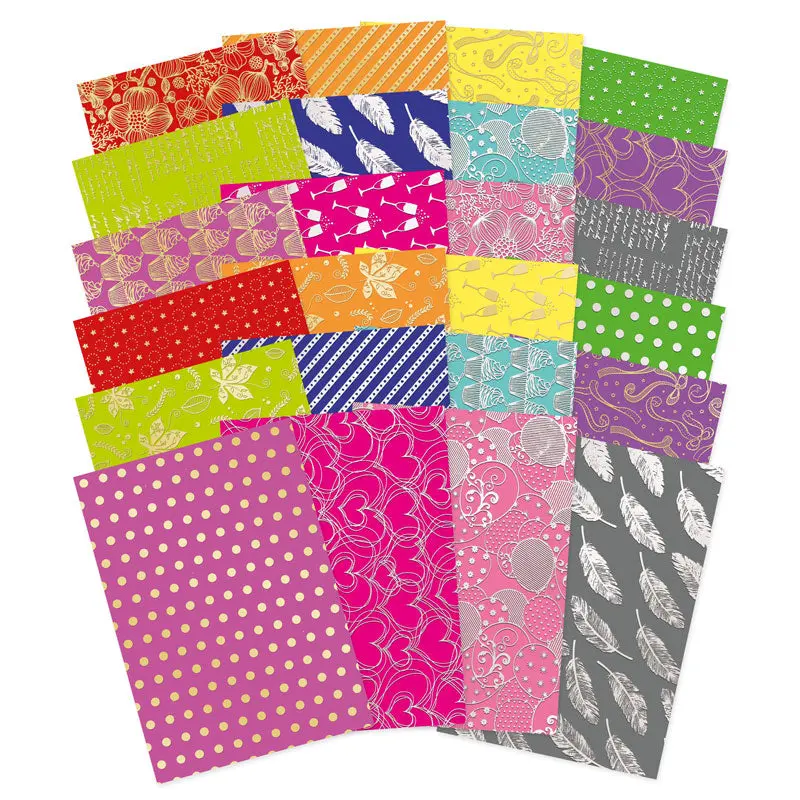 Bold & Bright Stickables A5 Self-Adhesive Foiled Papers 1