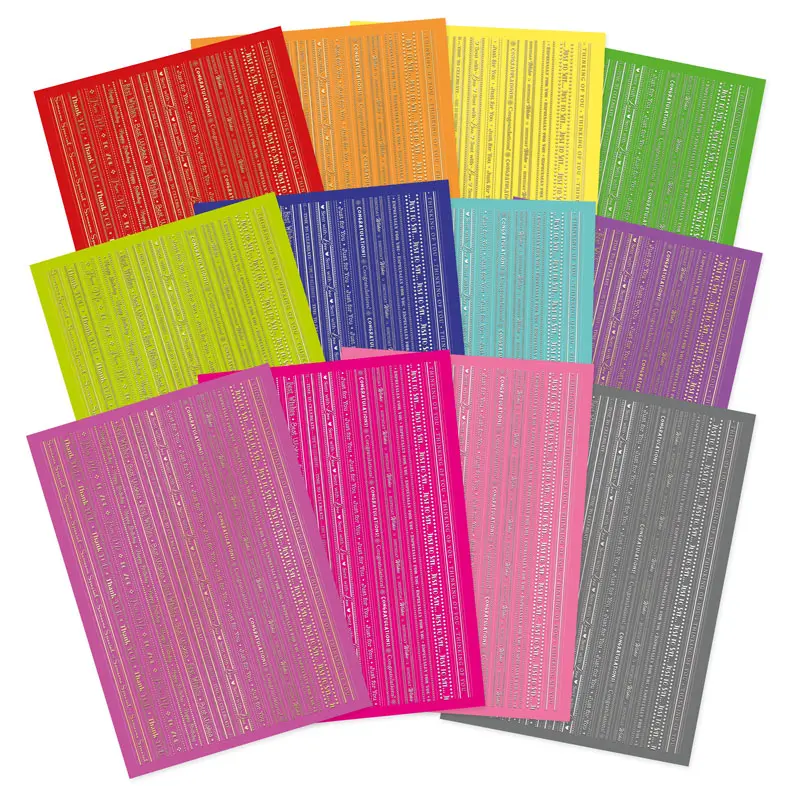 Bold & Bright Stickables Foiled & Die-Cut Self-Adhesive Occasions Borders 1