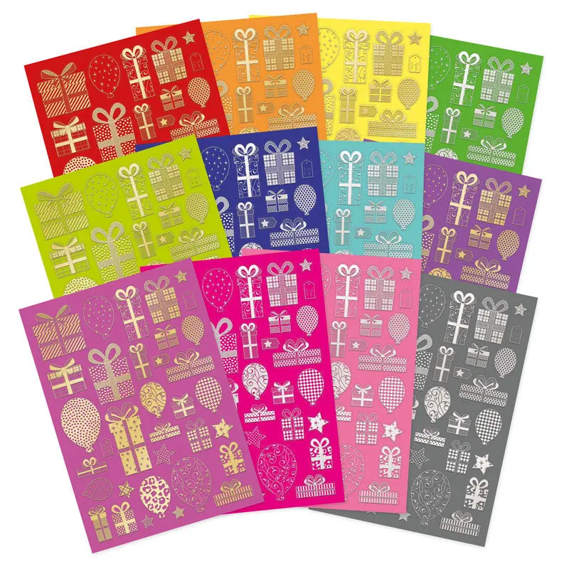 Bold & Bright Stickables Foiled & Die-Cut Birthday Elements 1