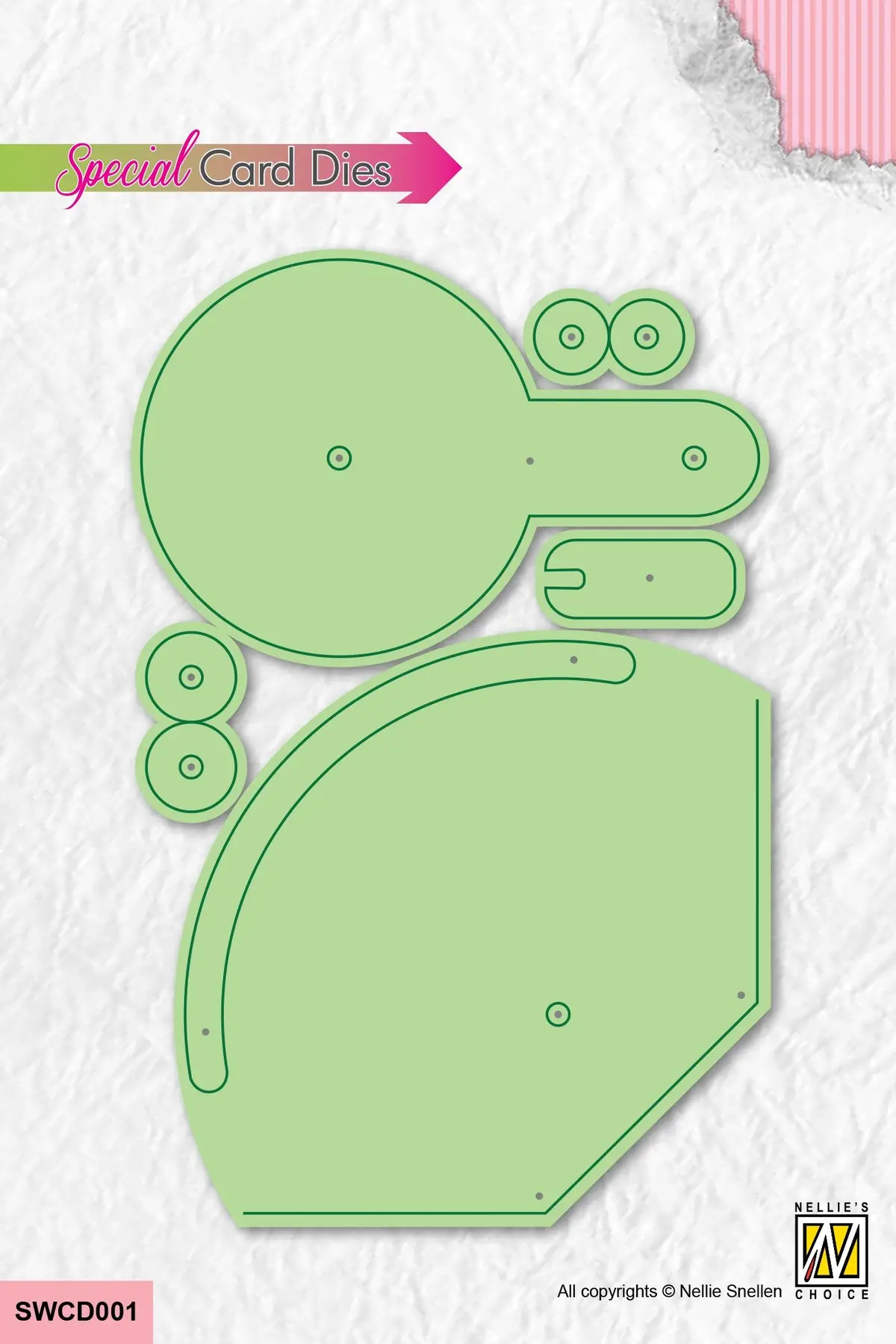 Nellie's Choice Special Card Dies - Swing Card Die 1