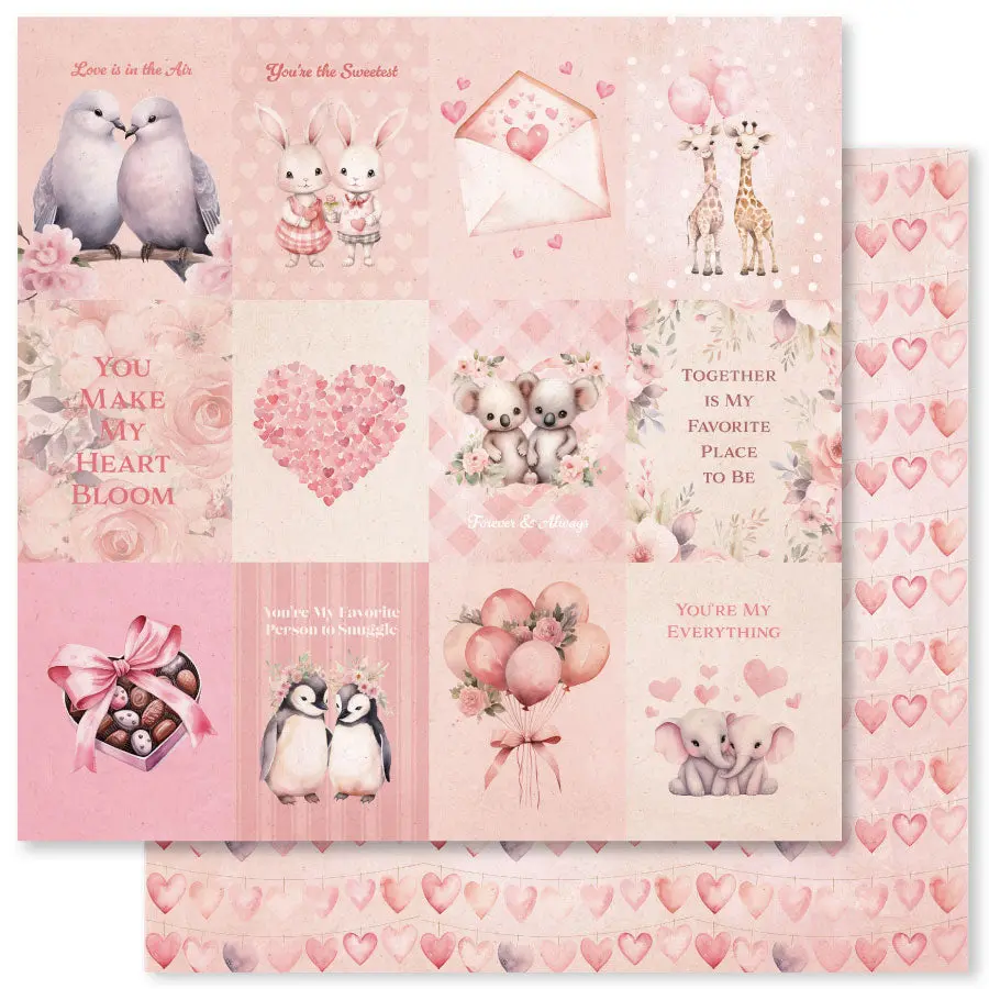 Sweet Valentine E 12 X 12 Paper (12 Pc Bulk Pack) 33333 1