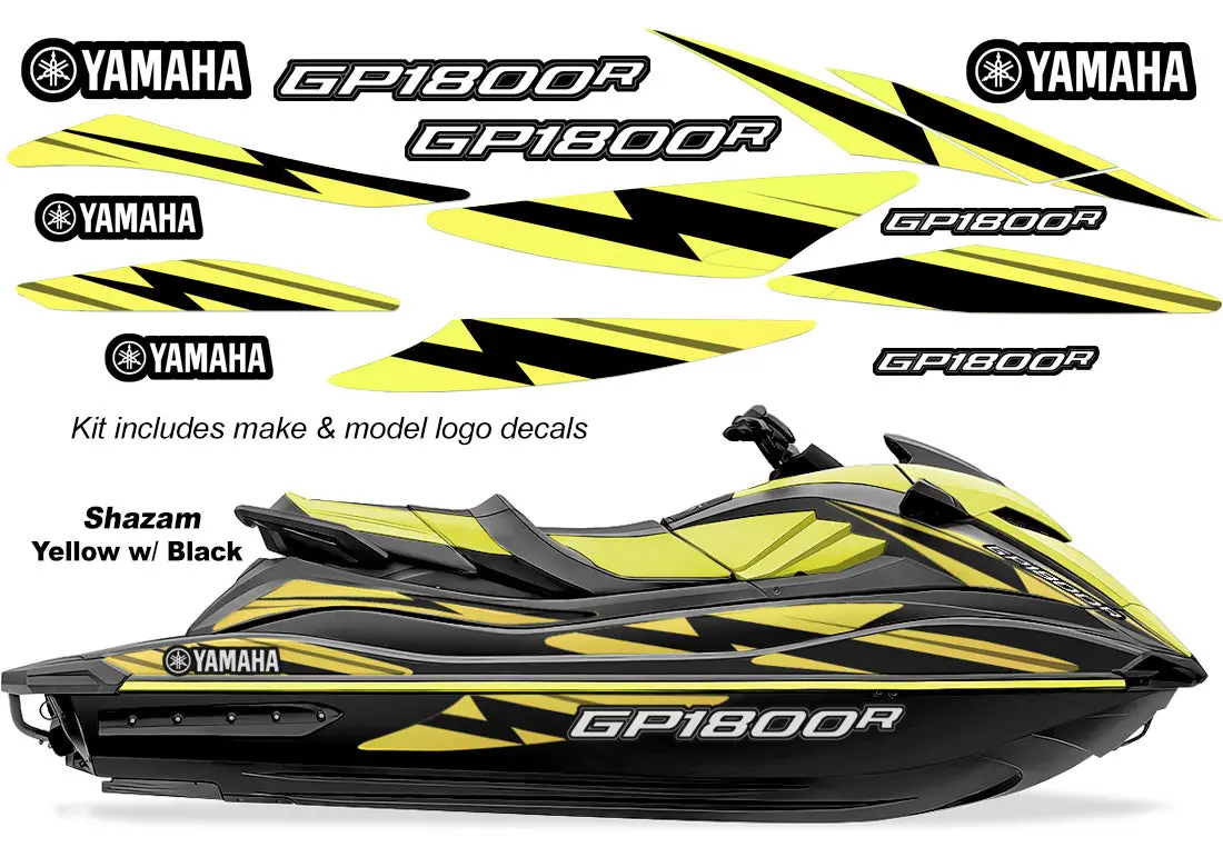 Yamaha Waverunner Gp 1800 Accent Graphics (2021-2026) - Shazam 1